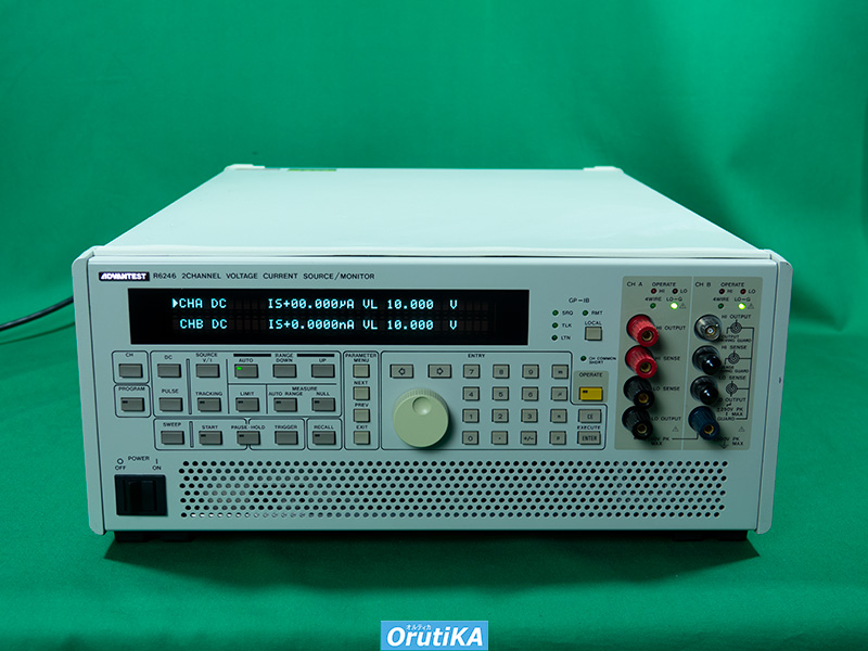 2CH 直流電圧 / 電流源モニター R6246 ADC (アドバンテスト) 管理番号