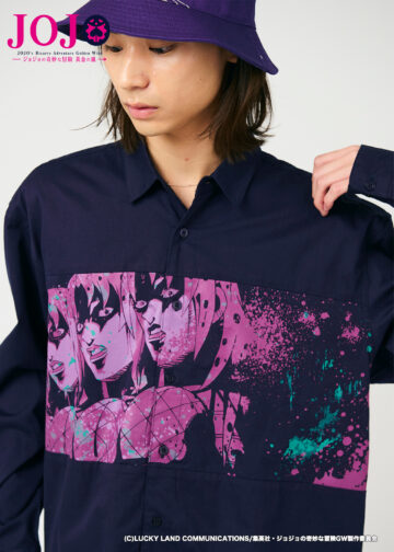 ジョジョの奇妙な冒険」ブチャラティ“ジッパー”付きシャツが登場ッ