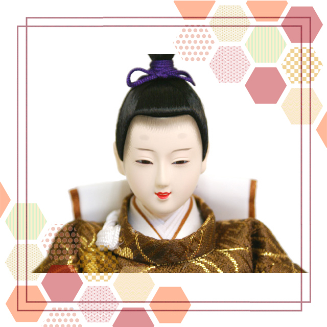 雛人形,東京久月, よろこび雛,コンパクト収納飾り,ひな人形,#S-36234