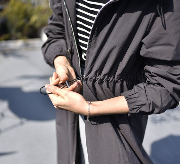 撥水素材のダブルジップコート – OURHOME