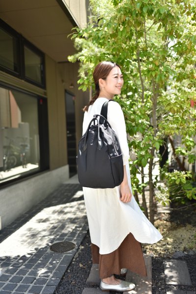 レザー持ち手の2WAYリュック – OURHOME