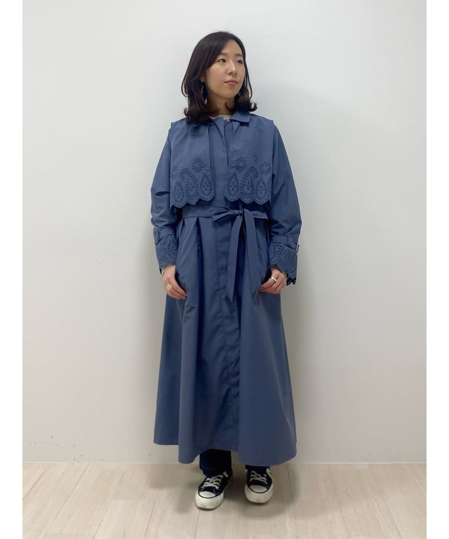 レースヘムエンブロイダリーコート】｜【ADIEU TRISTESSE(アデュー