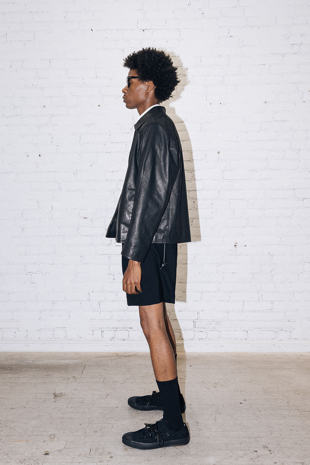 Leather Zip-Up Blouson – OVERCOAT