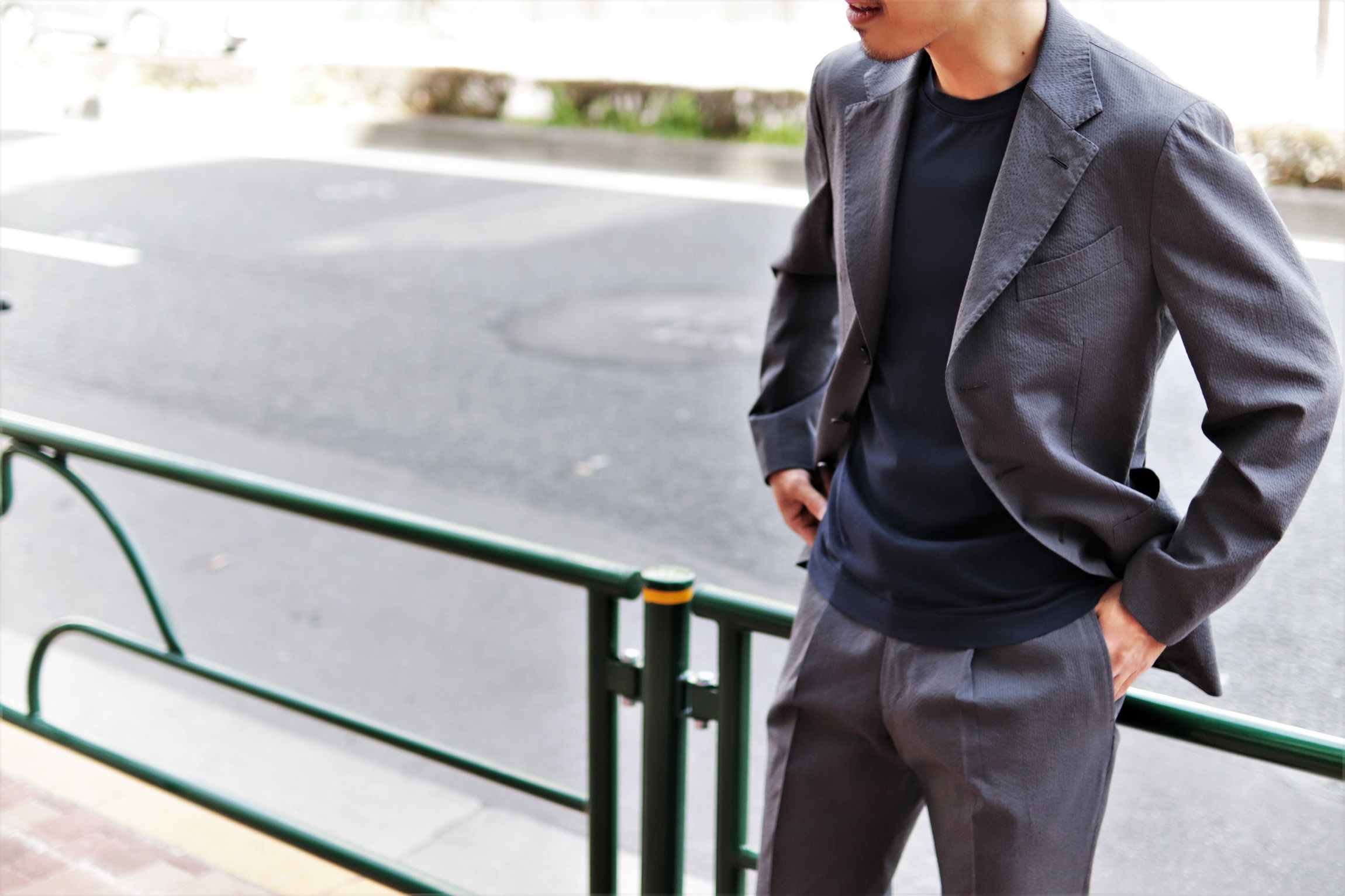 TAGLIATORE」のシアサッカースーツ。│Oyster 青山｜イタリア直輸入の