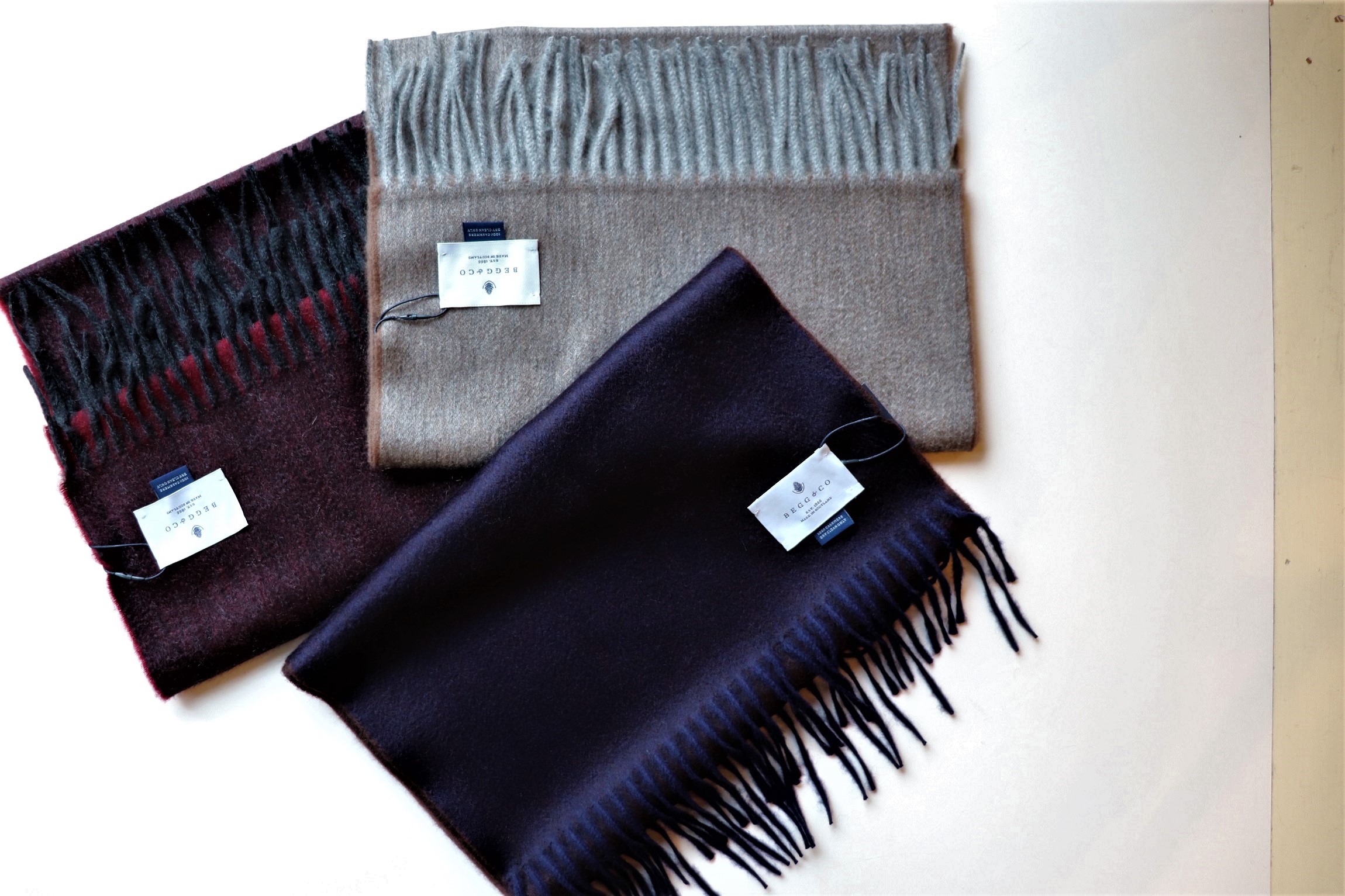 癒し系。BEGG&COのカシミアストール。│Oyster 青山｜イタリア直輸入の