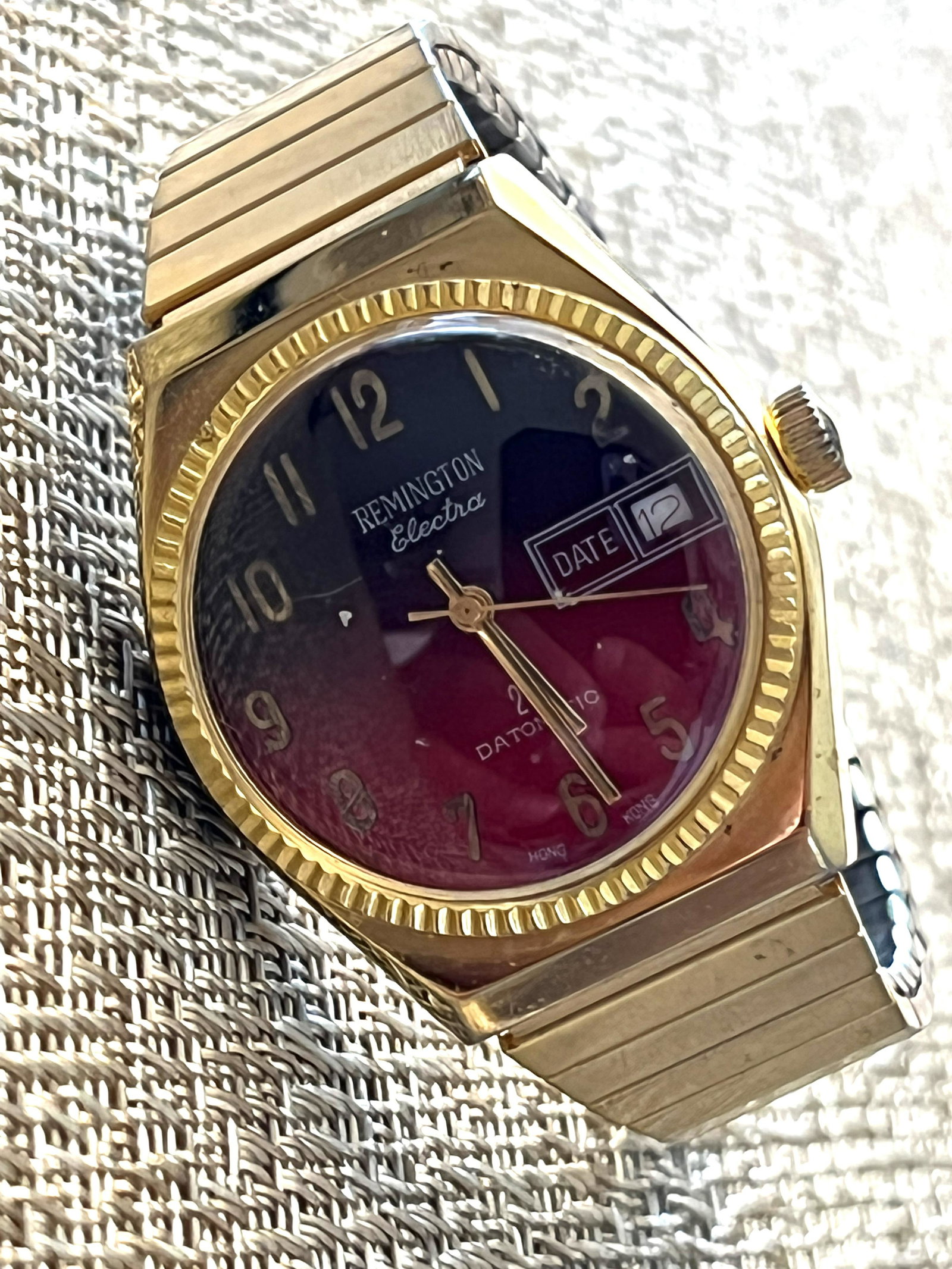 Mens Remington Electra Datomatic Wristwatch