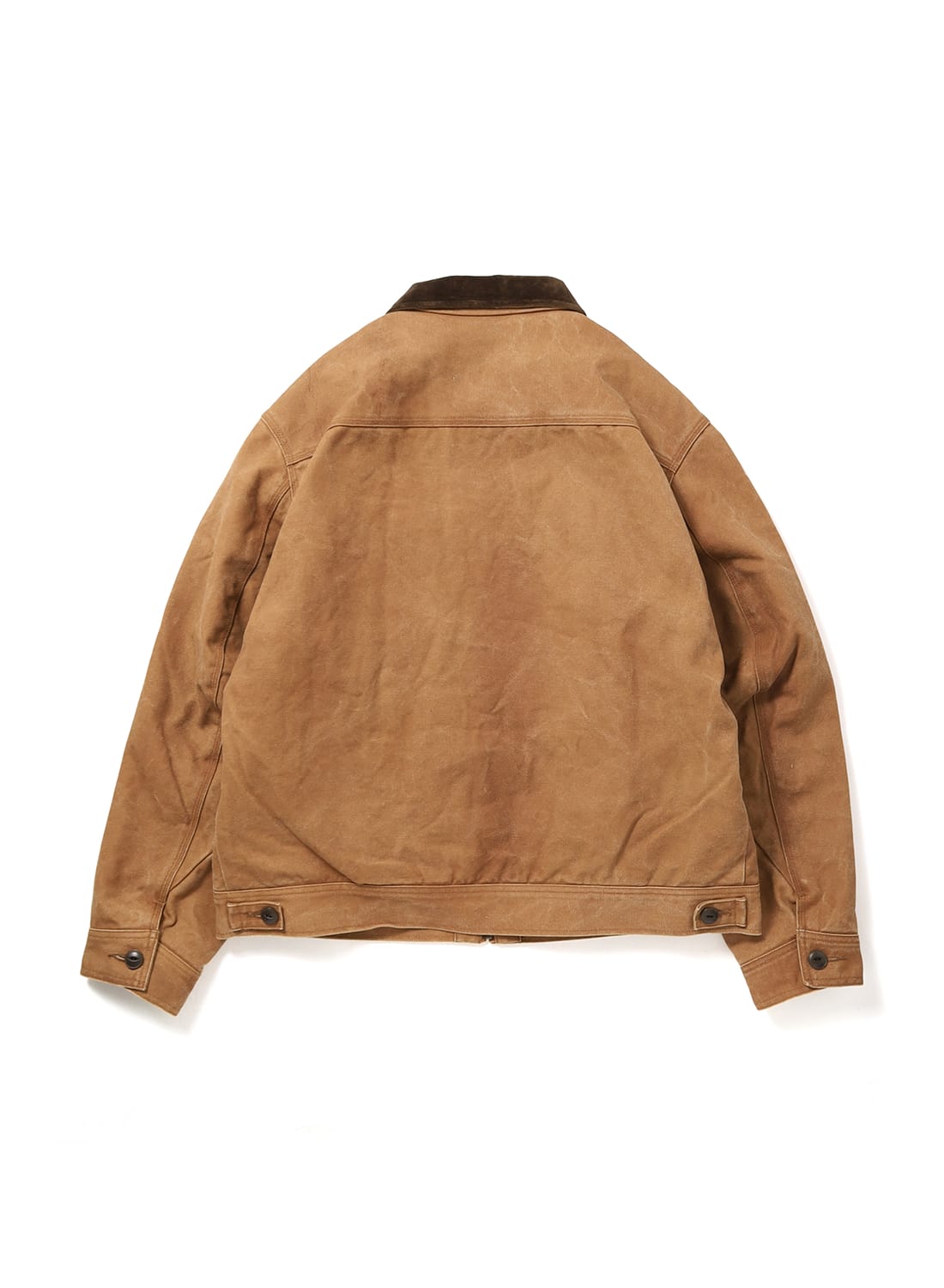 ZIPPED WORK JACKET - DUCK CANVAS / KAKISHIBU PAINT|ジップドワーク