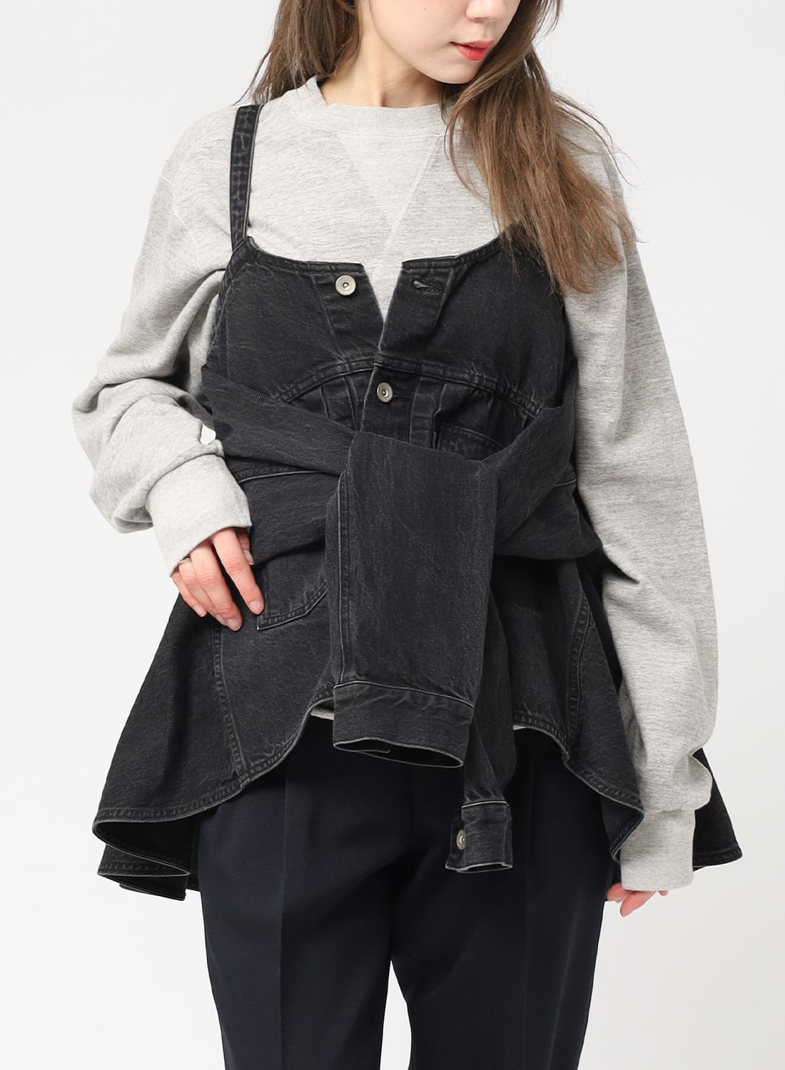 DENIM CAMISOLE|デニム キャミソールデニム キャミソール| MOONLOID