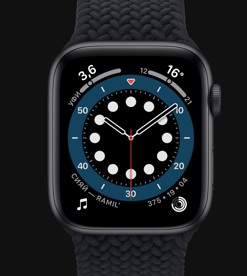 Смарт-часы Apple Watch Series 6 GPS 44mm Silver Aluminum Case with