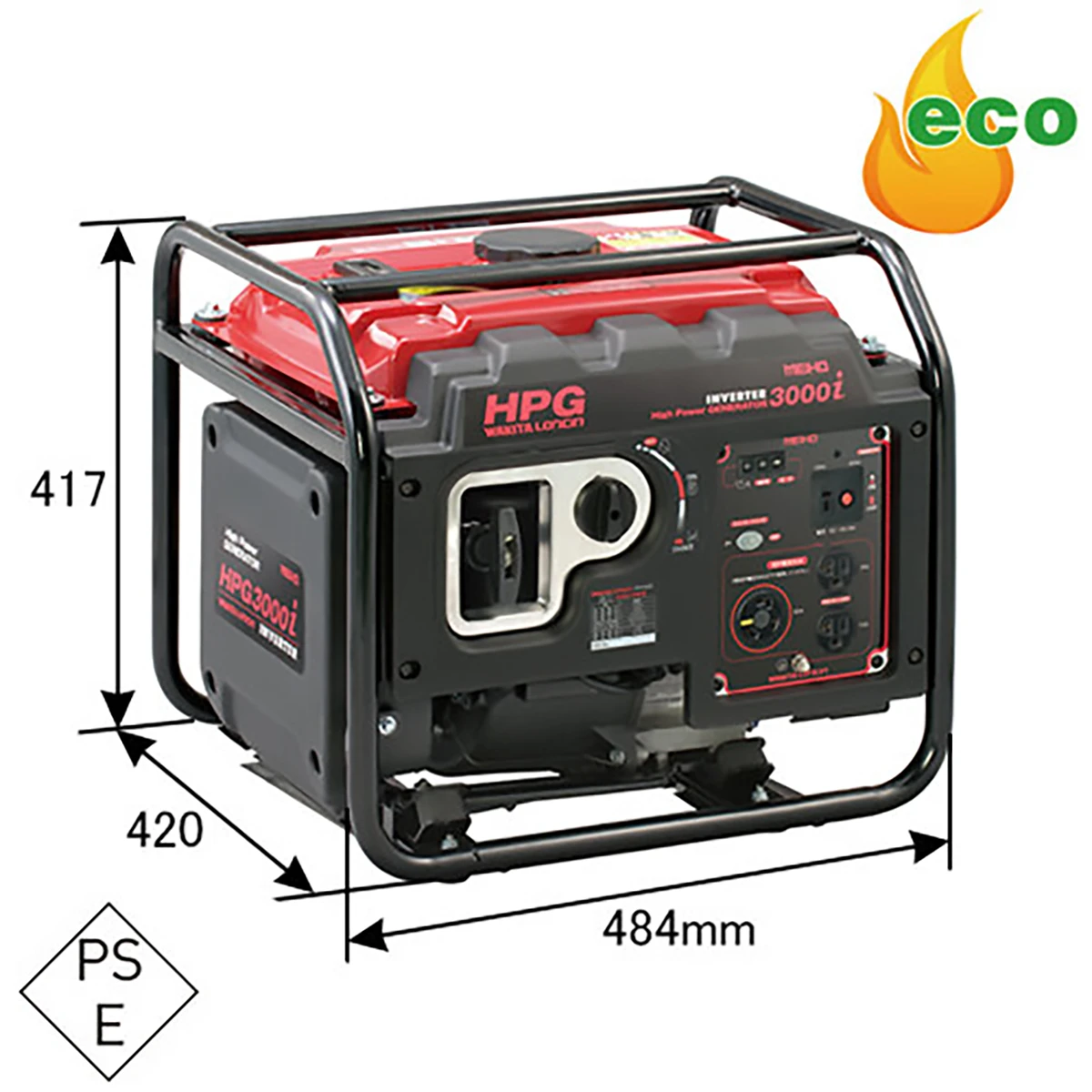 公式】パーマンショップ-ポータブルインバーター発電機 超低騒音型 3.0