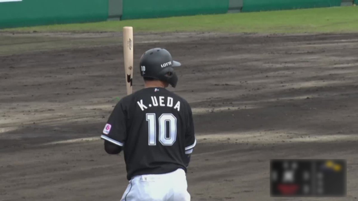 上田希由翔は練習試合で3ランを含む2安打4打点 好調を維持｜パ・リーグ