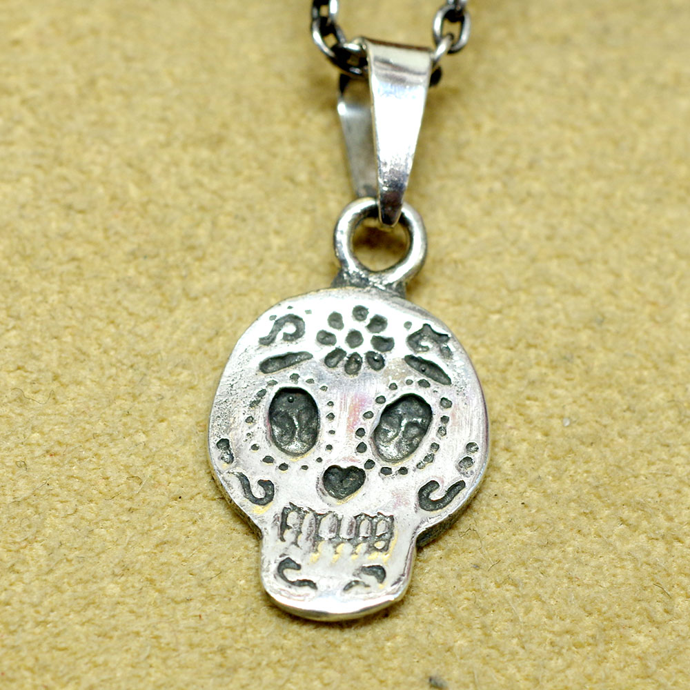 Silver925☆メキシカンスカル top