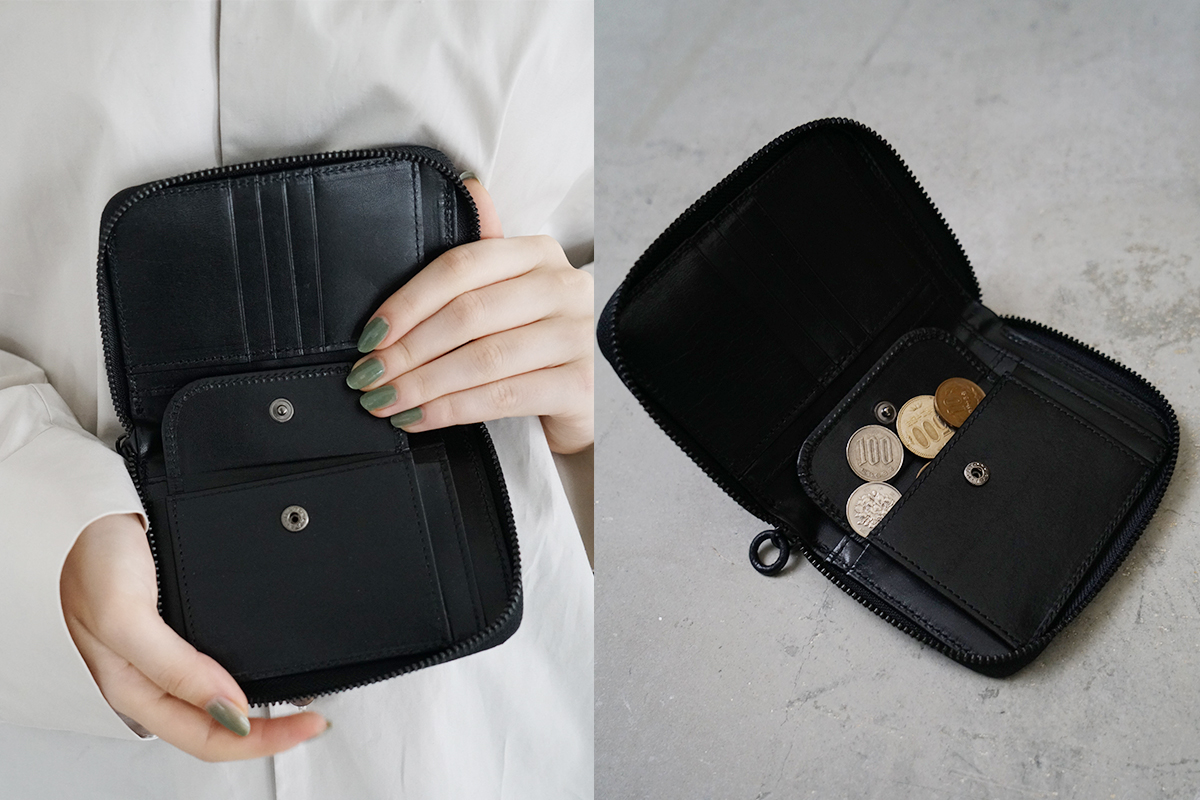 VU PRODUCT ヴウプロダクト cow leather zip wallet 牛革レザージップ