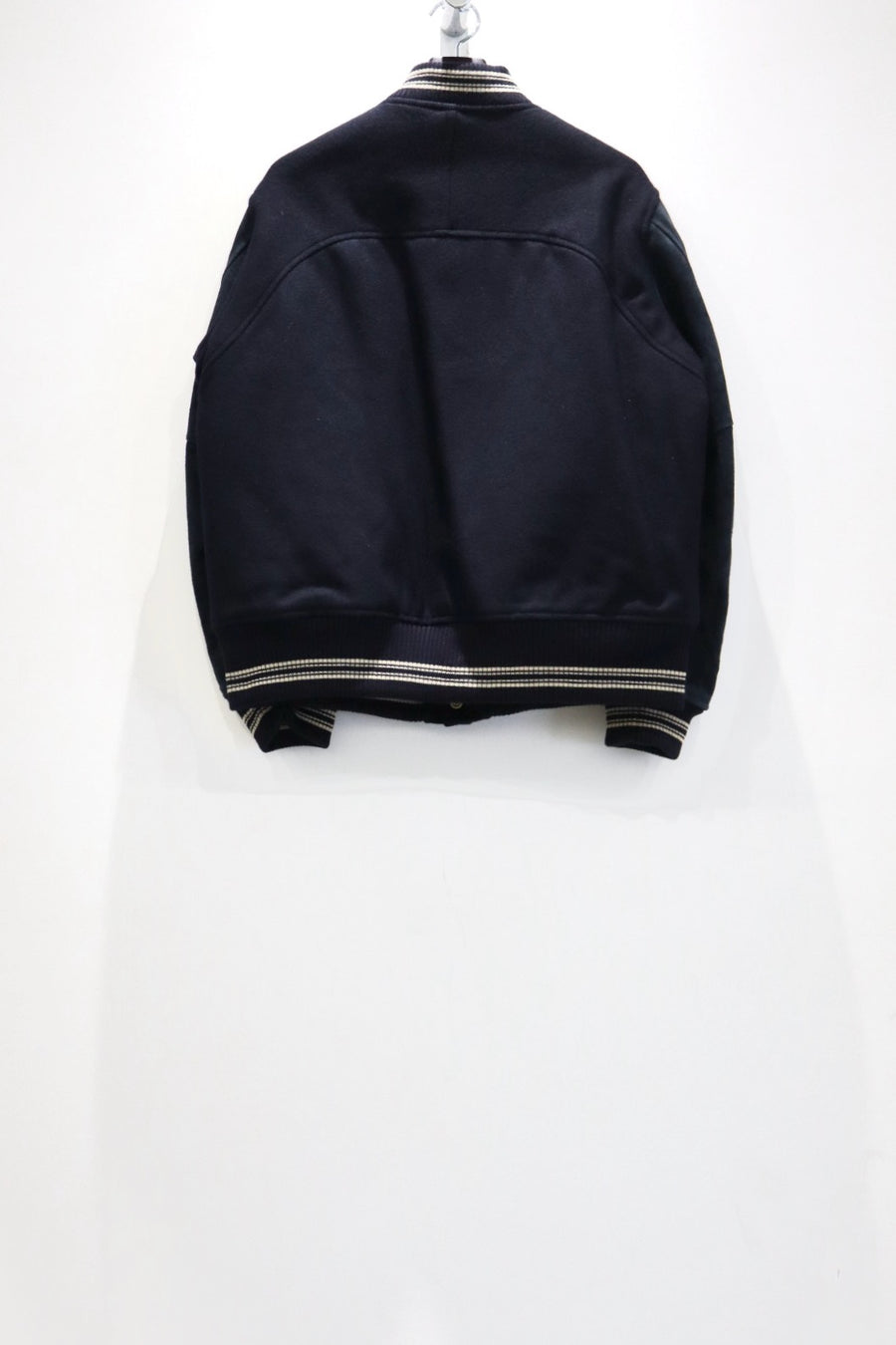 SUGARHILL(シュガーヒル)のLEATHER STUDIUM JACKET NAVYの通販