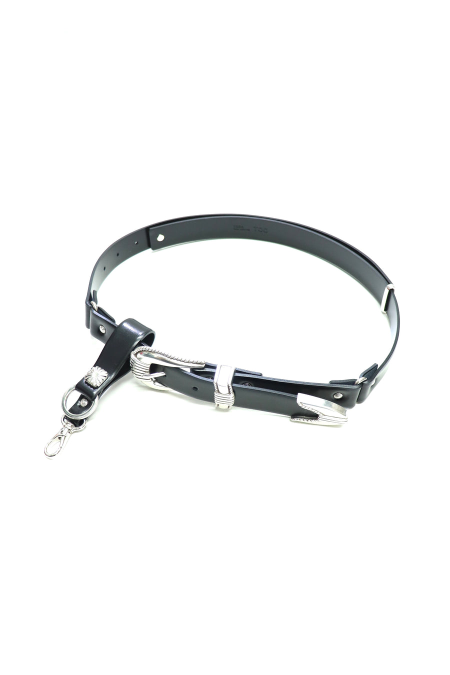 TOGA VIRILIS(トーガ ビリリース)のMetal buckle belt with key ringの