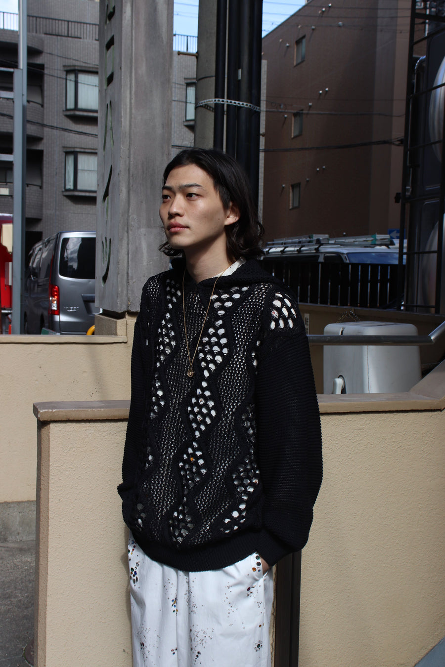 MASU(エムエーエスユー)のZIP-UP GALAXY SILK SHIRT WHIITEの通販