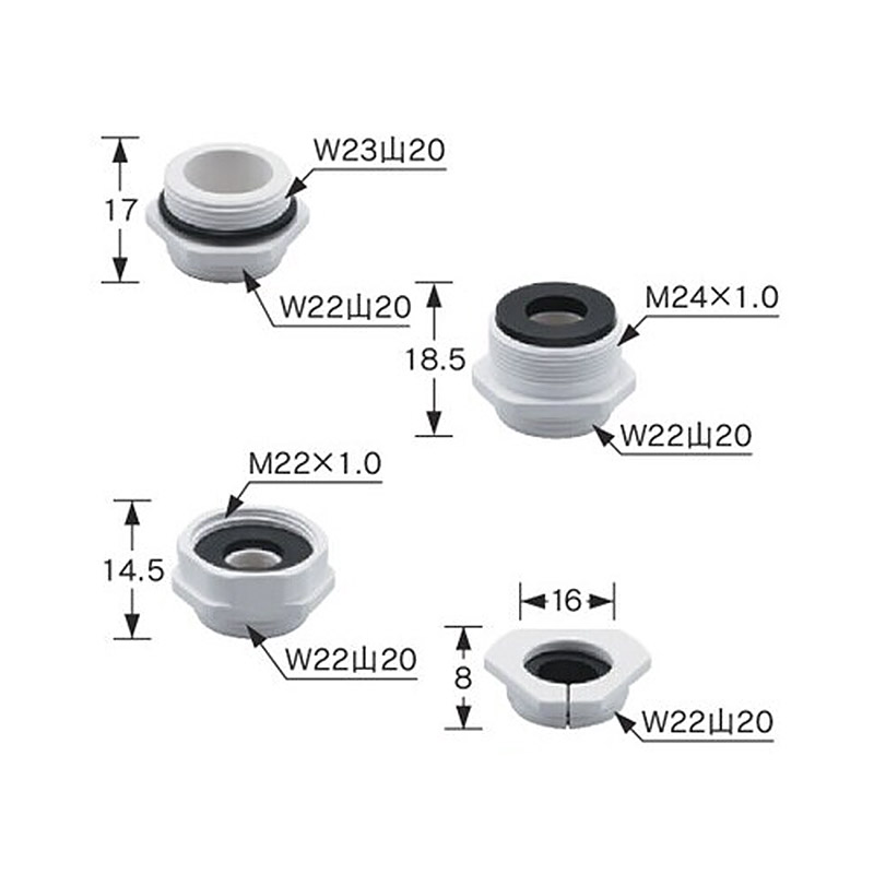 791-407 変換アダプター4個セット カクダイ（KAKUDAI）｜パパサラダ