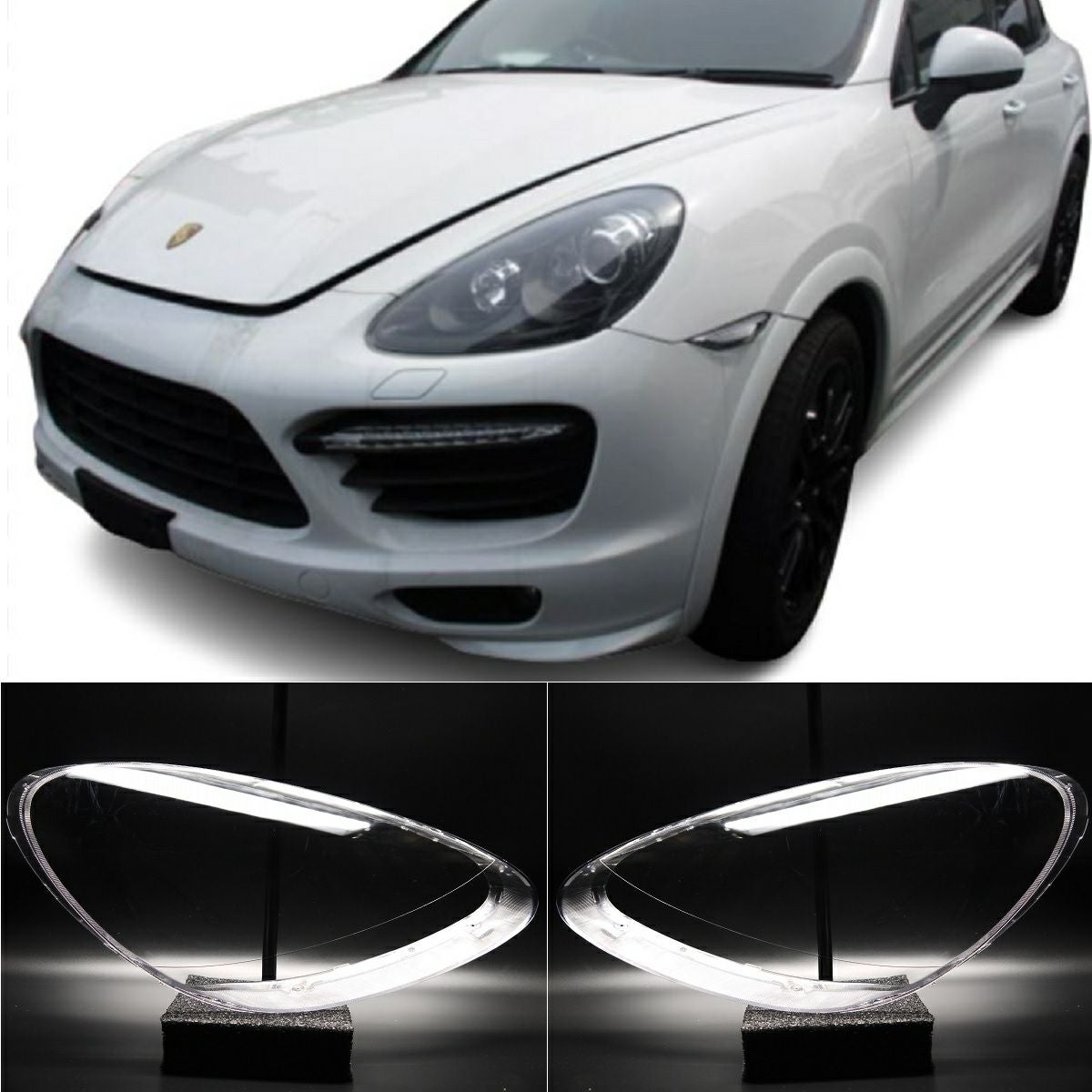 ポルシェ カイエン 958 前期 ヘッドライトレンズ | TAISHUパーツダイレクト