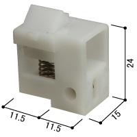 下部ラッチHHJ-0442【交換要領書付】: 網戸用部品の修理・DIY部品 | 窓