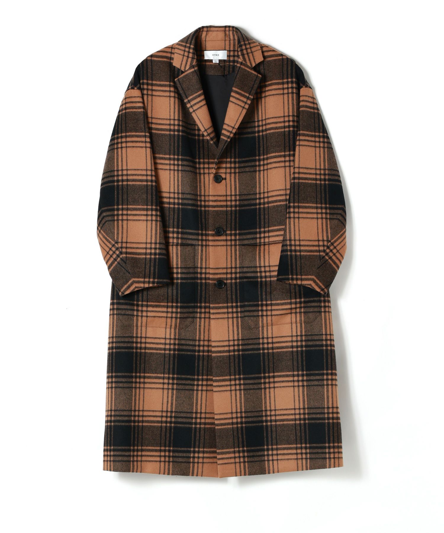 HYKE(ハイク)】 PLAID COAT｜PARIGOT ONLINE（パリゴオンライン）