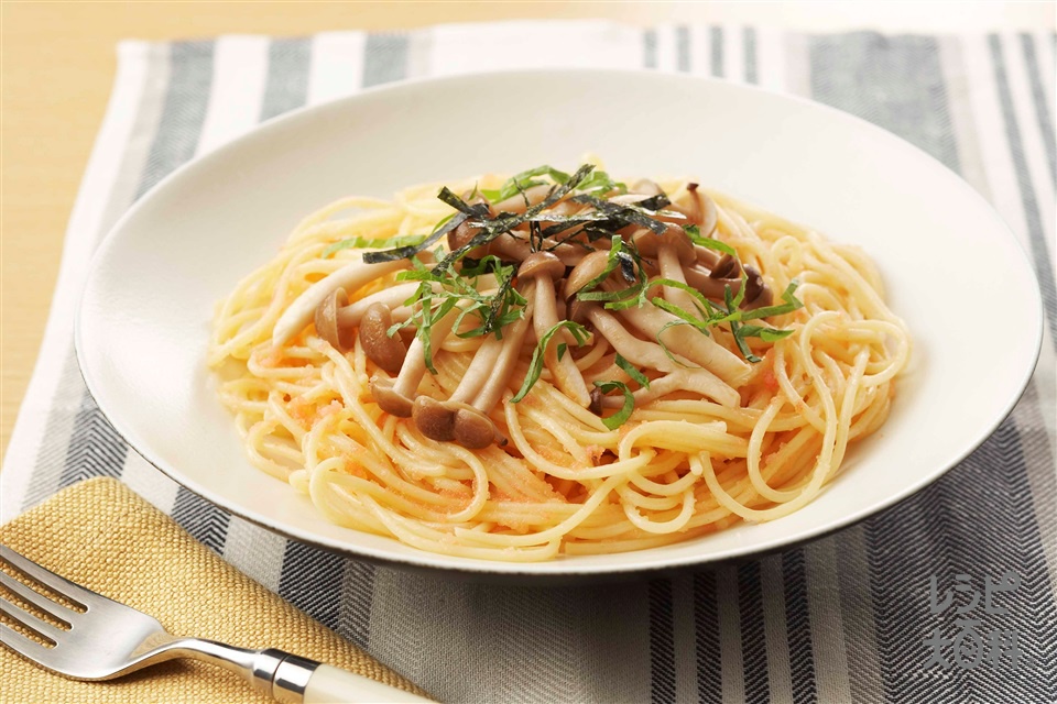 たらことしめじのスパゲッティのレシピ・作り方・献立｜レシピ大百科
