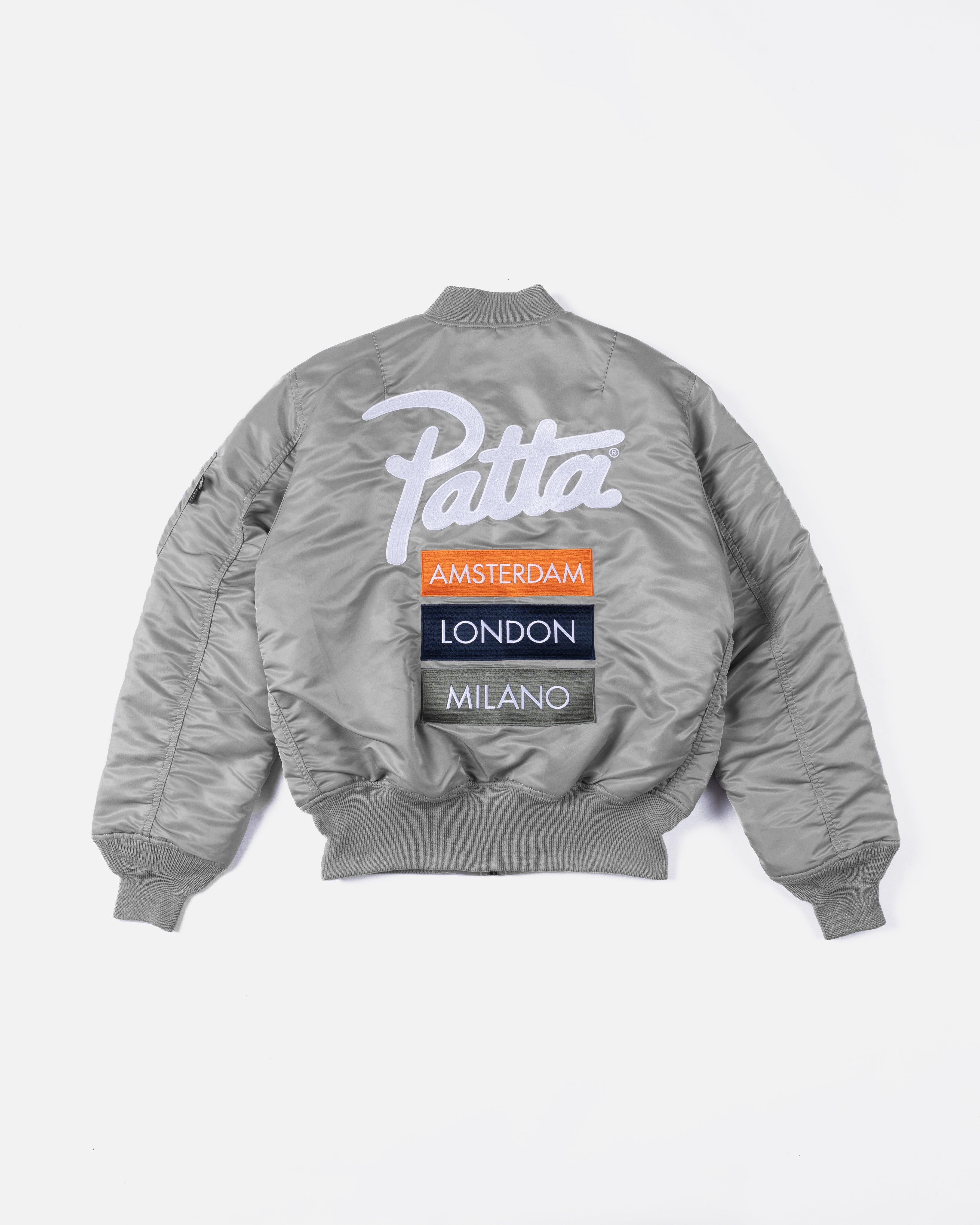 Patta x Alpha Industries MA-1 Celebration Jacket (Silver/Orange