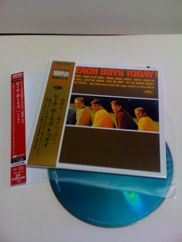 ビーチ・ボーイズの紙ジャケットCD