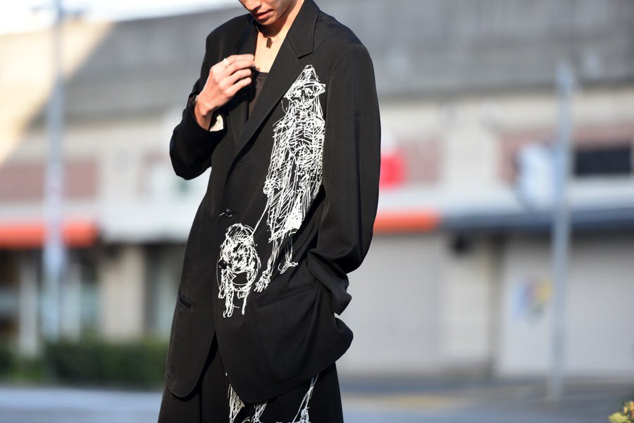 Yohji Yamamoto-デッサンギャバ ヨウジヤマモト2016SSのコレクション