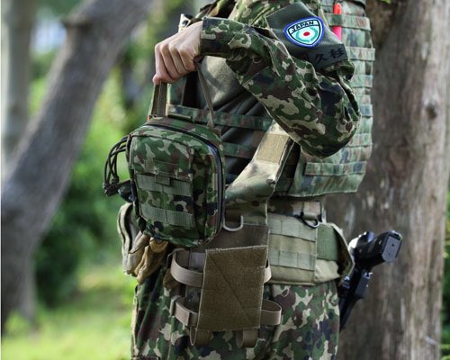 こちらの製品は、陸上自衛隊に配備されているメディカルポーチ・個人