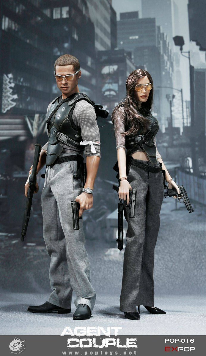 POP Toys showcasing Agents Couple MR. & MRS. SMITH. More details
