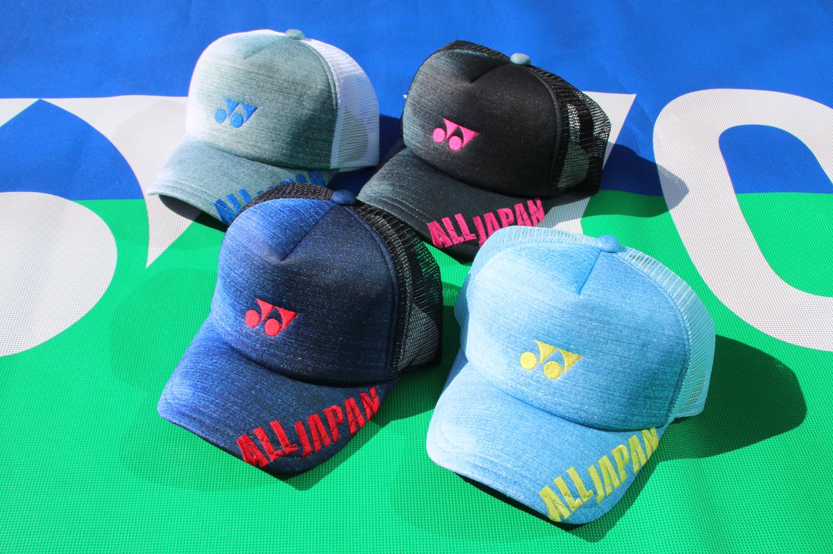 🏆三重インターハイ🏆 #メーカーブース #YONEX 注目の限定キャップ