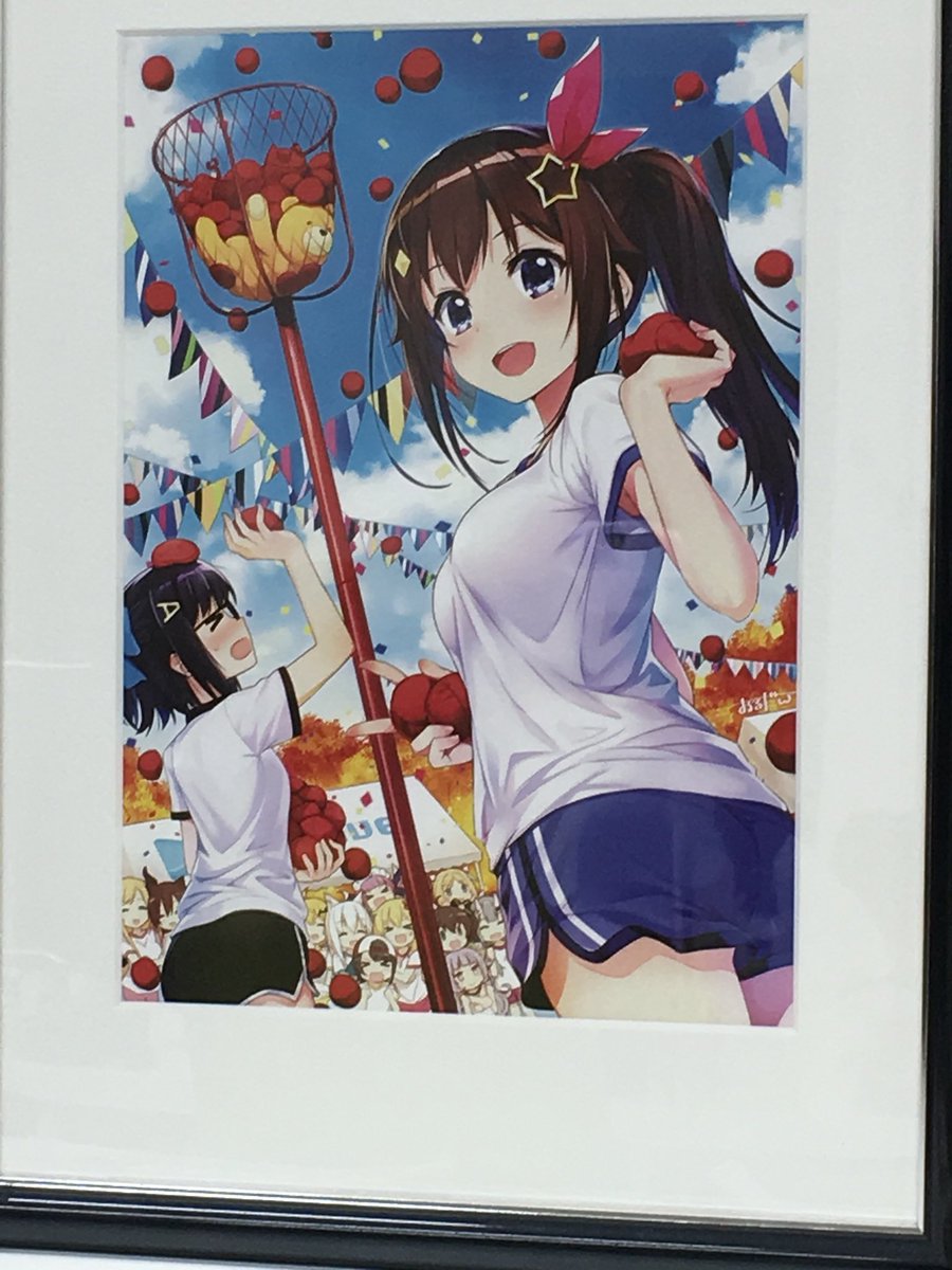 ときのそらくじA賞のおるだん先生描き下ろし複製原画のサンプルが到着