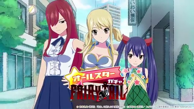 📣#フェアリーテイル から #ルーシィ #エルザ #ウェンディ が登場