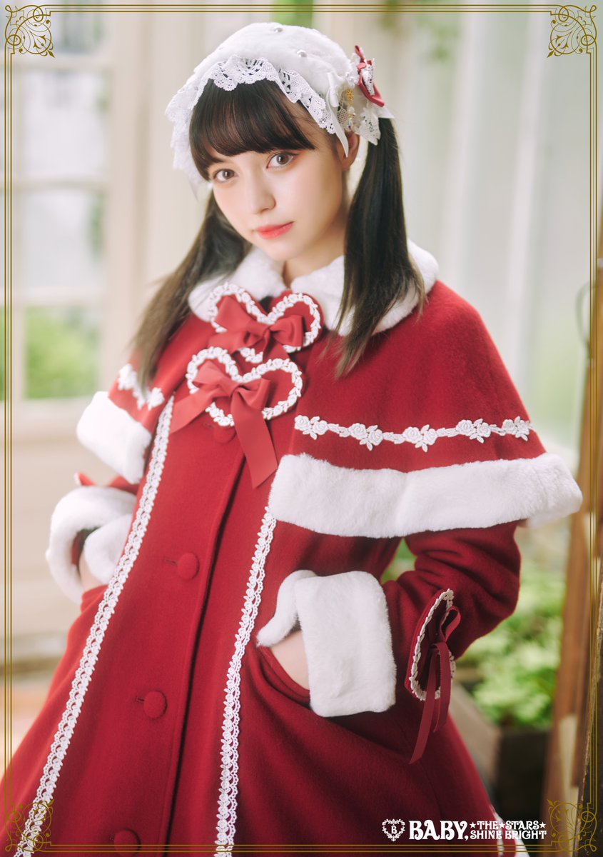 ⭐︎BABY新作情報⭐︎】ハートミルキーコート/¥52,580（税込）エンジを