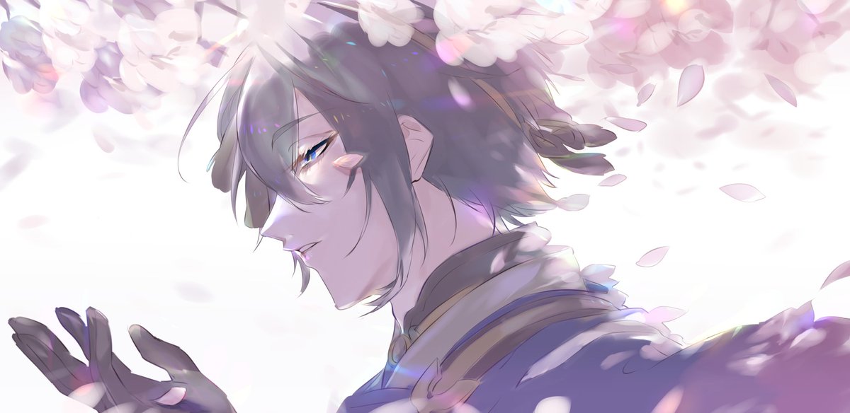 三日月宗近(刀剣乱舞) 「散/三日月宗近#審神者画廊 」|銘夜@原稿中！