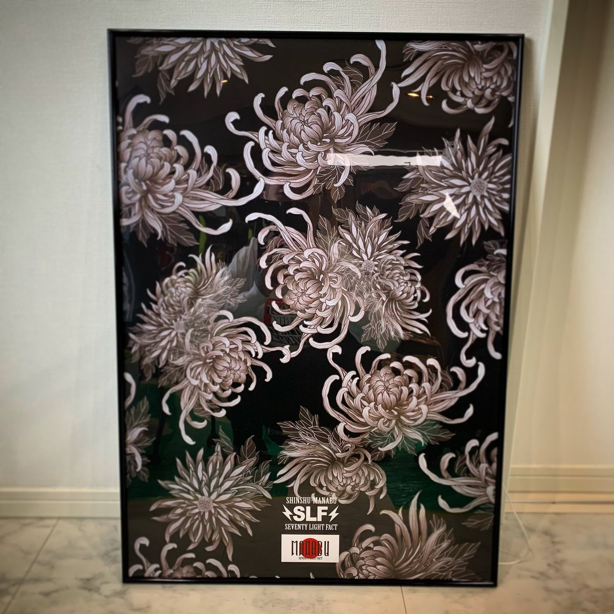 A1ポスター額装付き 販売開始です。 プロフィールからBASEにて購入可能