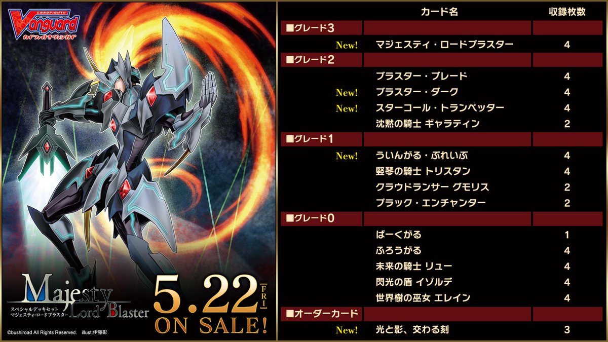 週ヴァン】 「スペシャルデッキセット マジェスティ・ロードブラスター