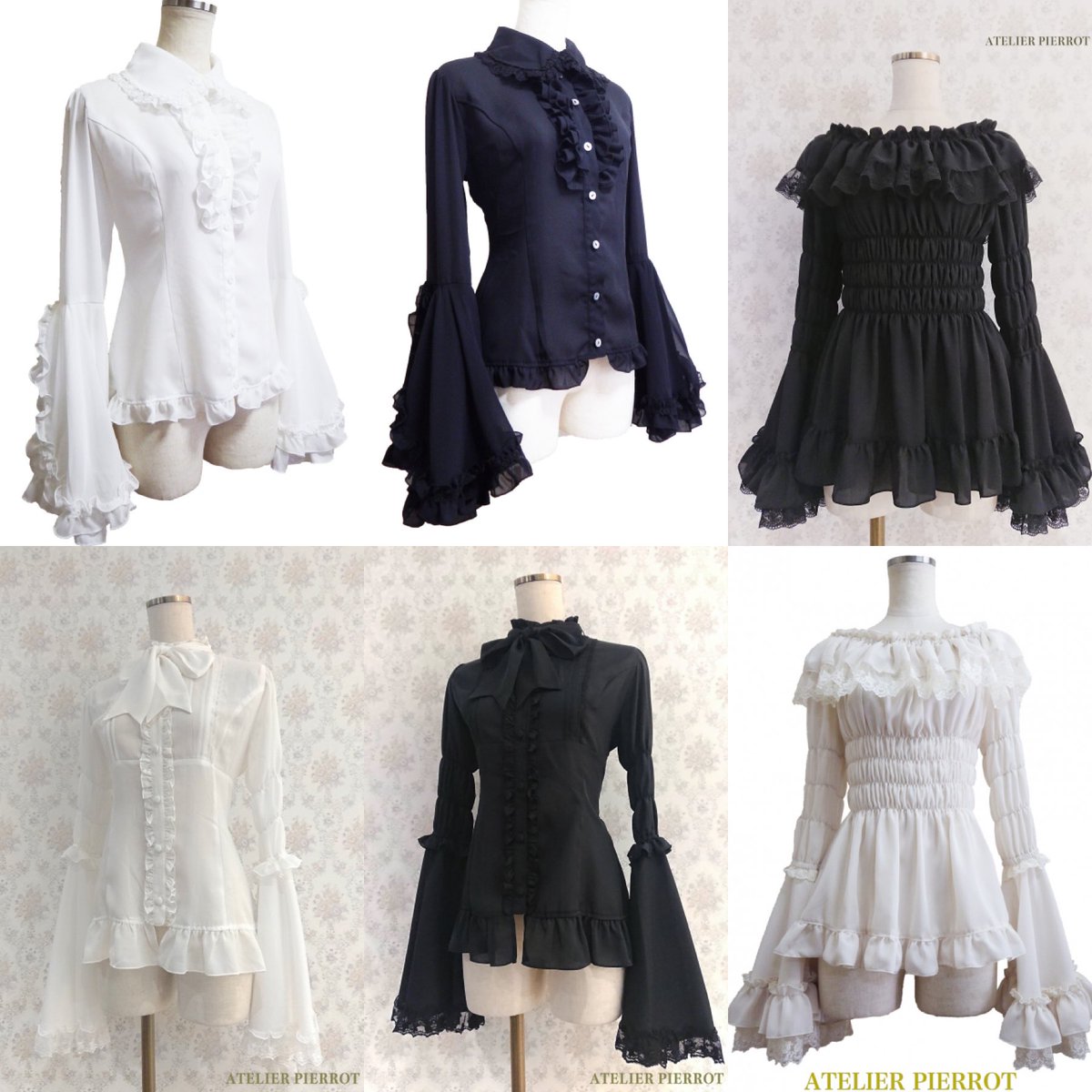 🌼オススメブラウス🌼 【ATELIER-PIERROT】 アトリエピエロのブラウス