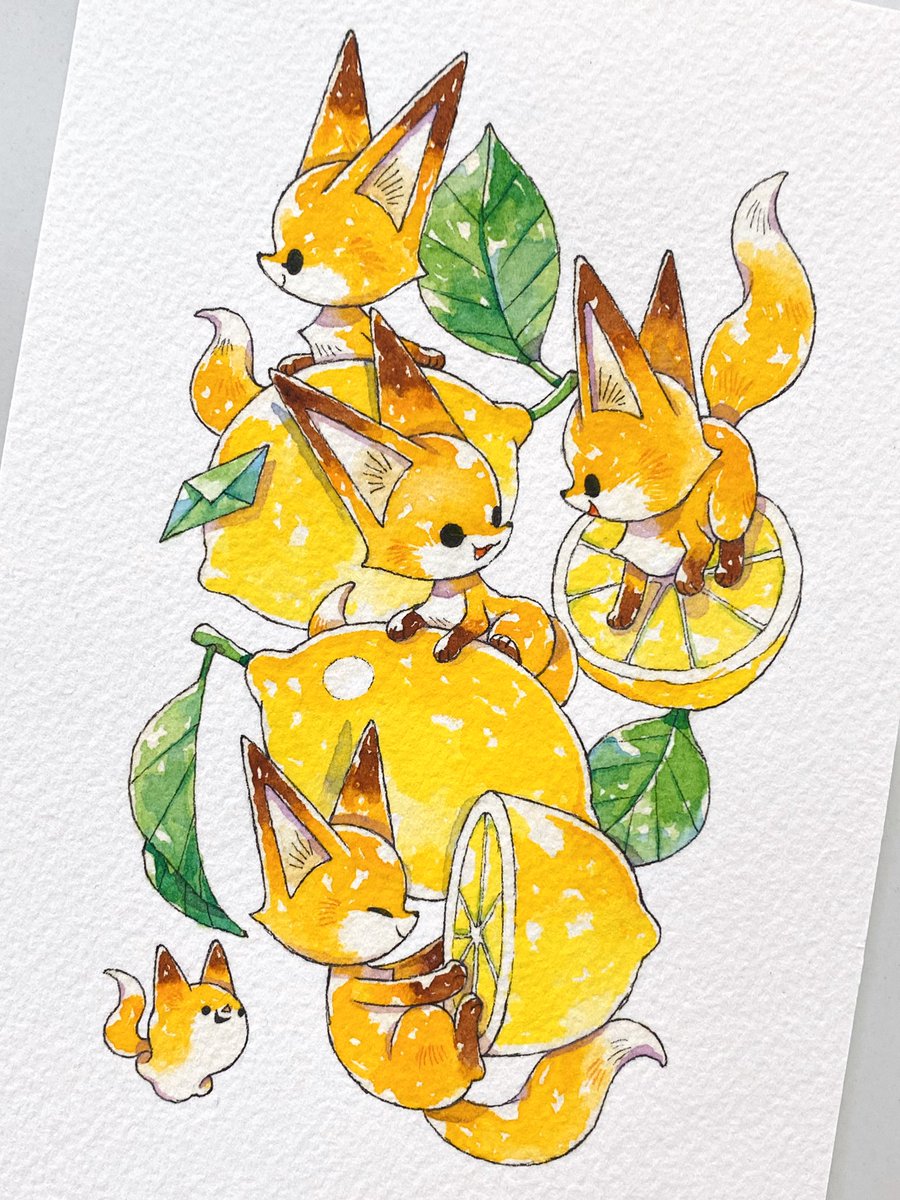 0313｜POPBOX／キツネ展／デザフェスのイラスト