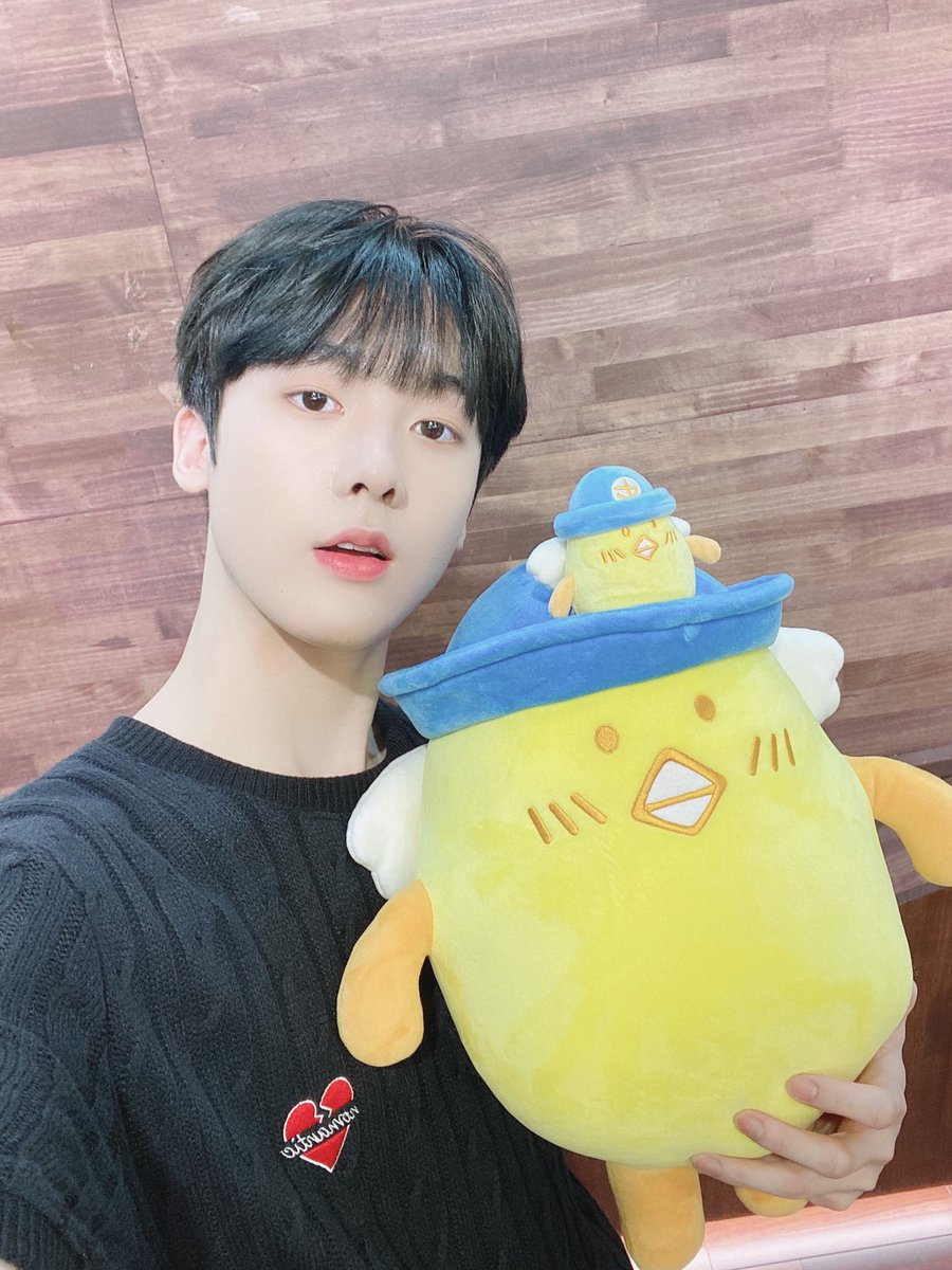 ASTRO_POPUP #ROROHA] YOON SAN-HA×PPUPPU🐥💜 ​ #ASTRO #アストロ