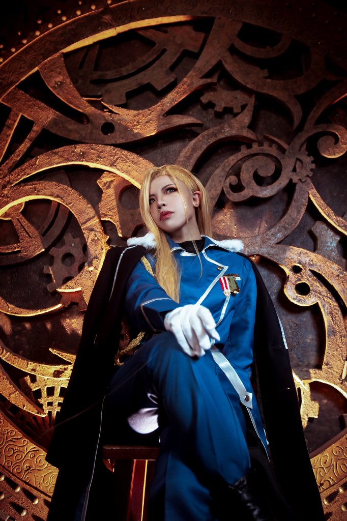 コス/cos] 鋼の錬金術師 “ICe Queen ” オリヴィエ・ミラ・アーム