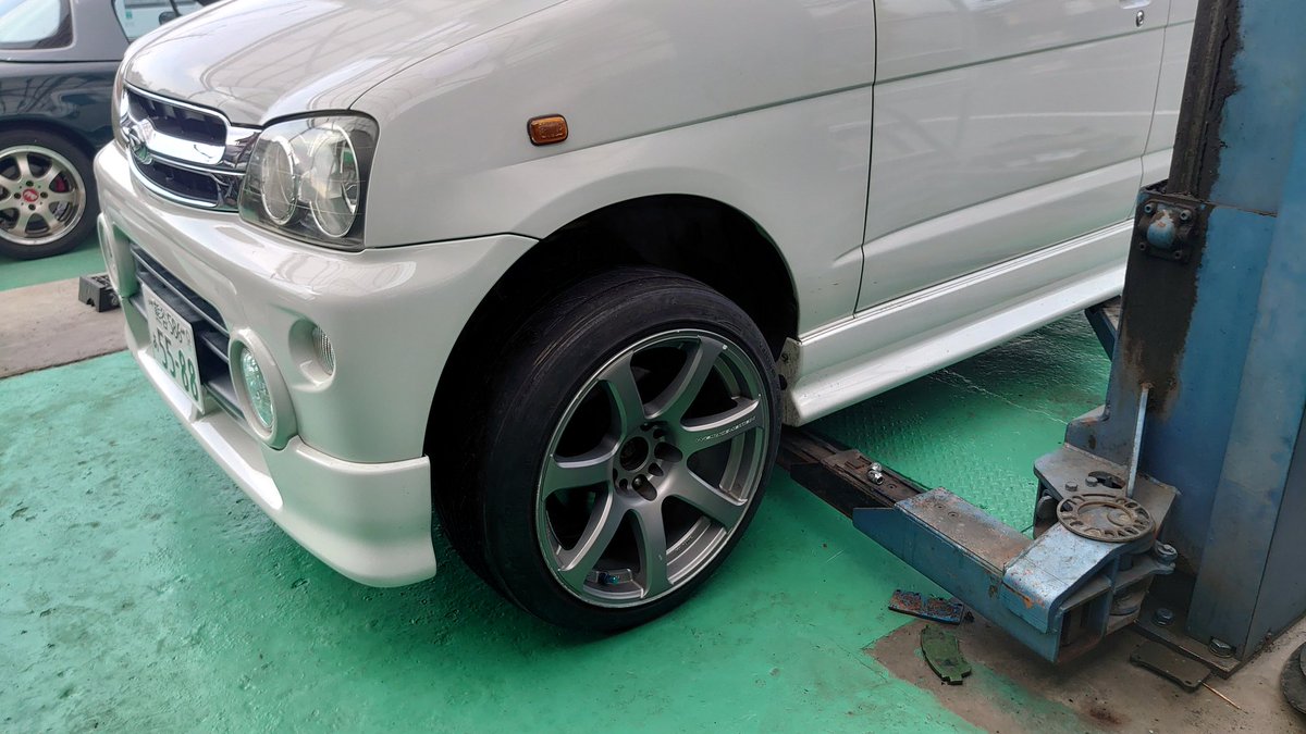 テリオスキッド車検完了！ オーバーフェンダー貼れば9J+17履けるな