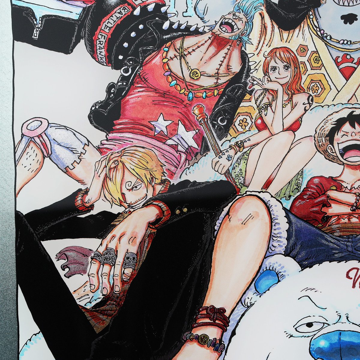 お知らせ】 完全受注生産 『ONE PIECE』箔入りアクリルアート －連載26
