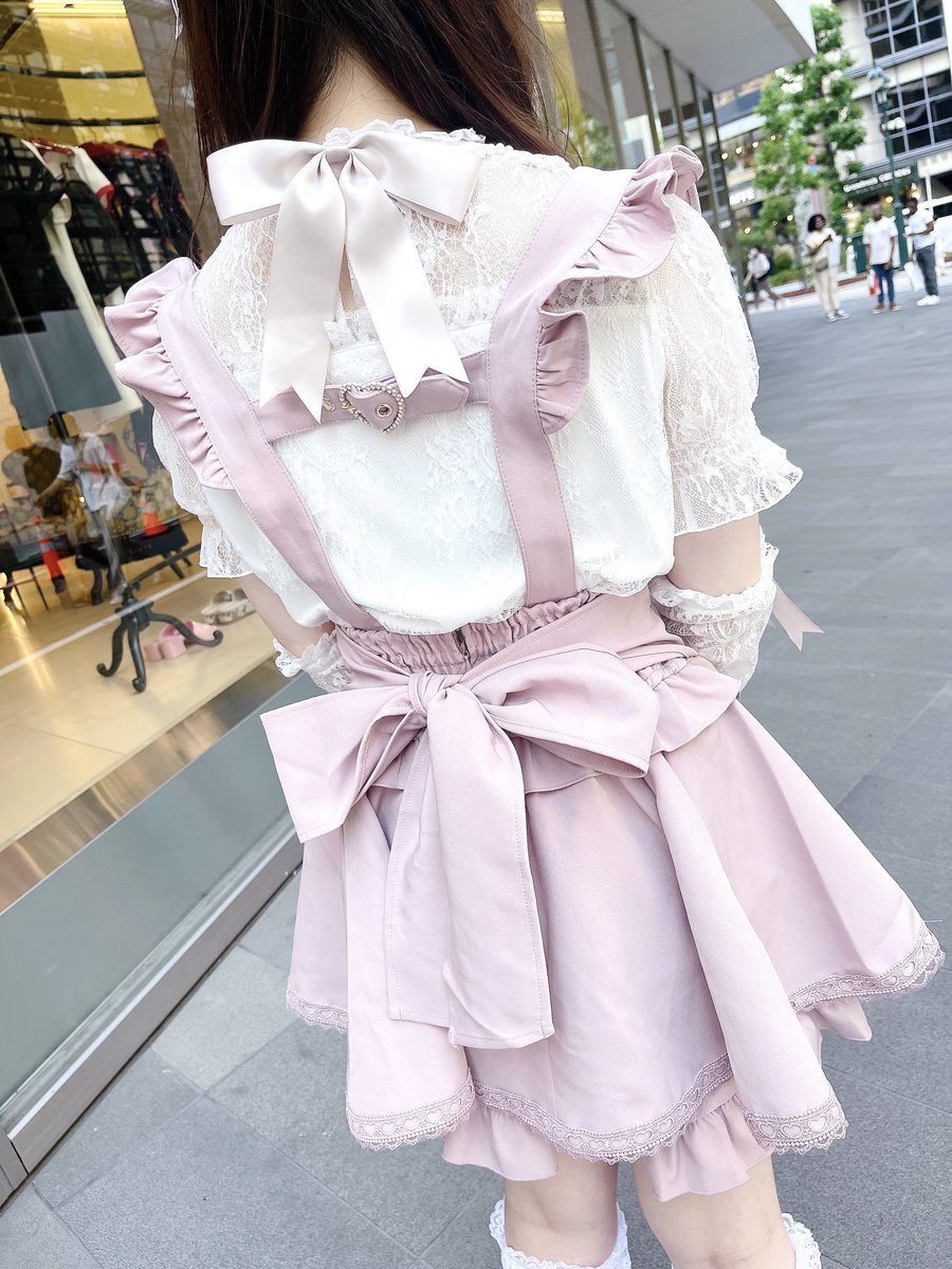 00s 希少 当時物 LIZLISA系 レースアップはしごレーススカパン 00s