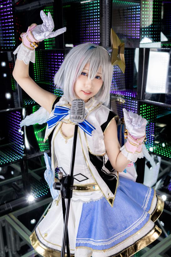 コスプレ】 ホロライヴ 💫💙天音かなた💙💫 アイドル衣装 #かなたーと