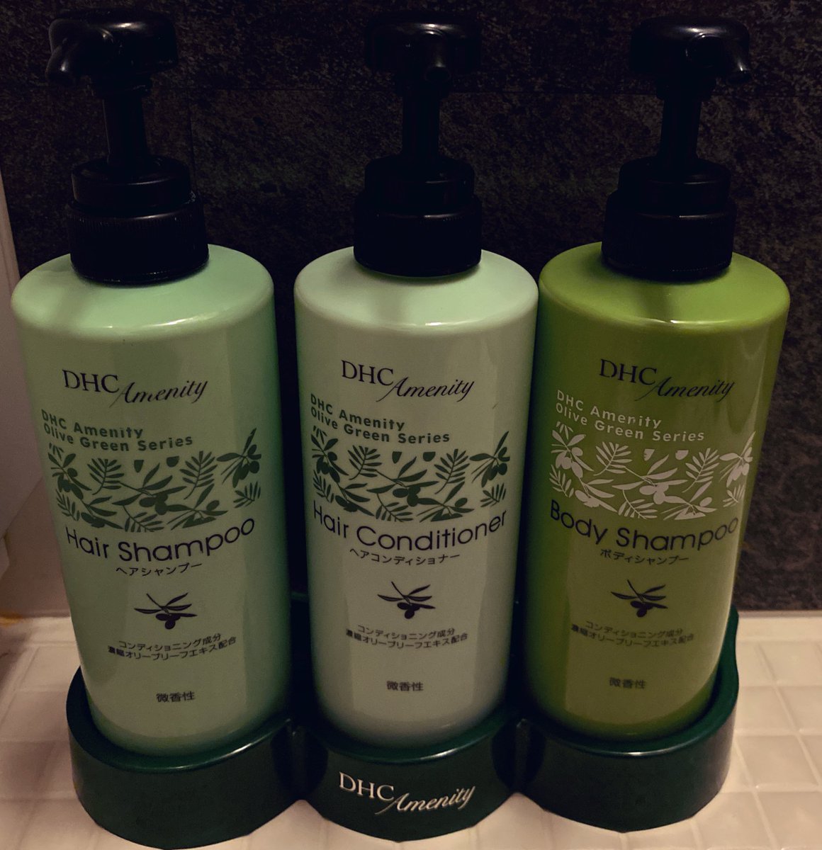 K大宮 DHCシャンプー、コンディショナー、ボディーソープ全室に