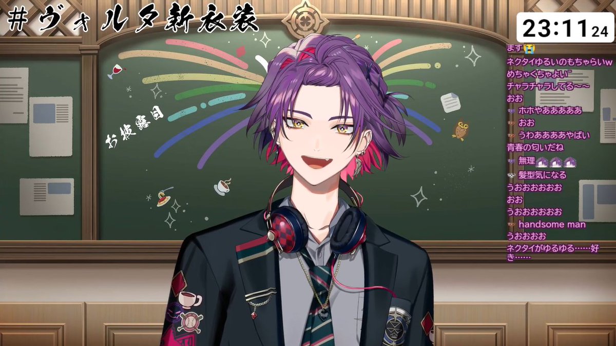 ヴォルタ新衣装】VOLTACTIONハーフアニバ統一新衣装は制服！ #風楽奏斗