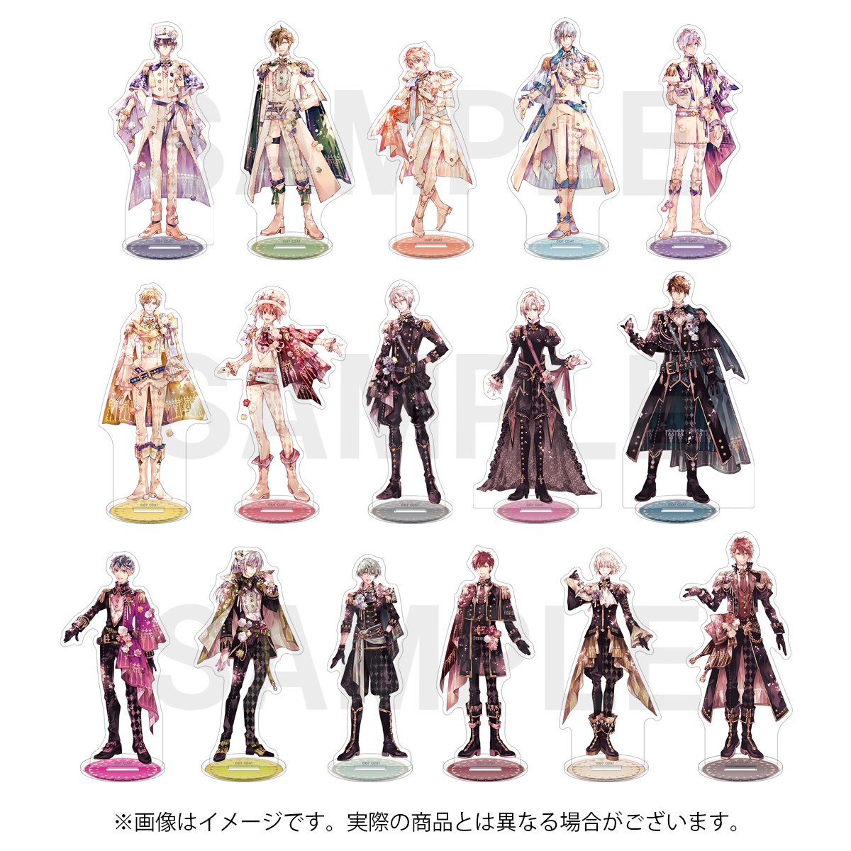 商品紹介】 「アクリルスタンド（全16種）」各1,700円（税込