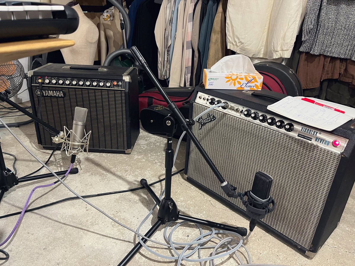 西田修大と君島大空の鏡鏡鏡鏡 今月初頭から作り始めて今日できた音源