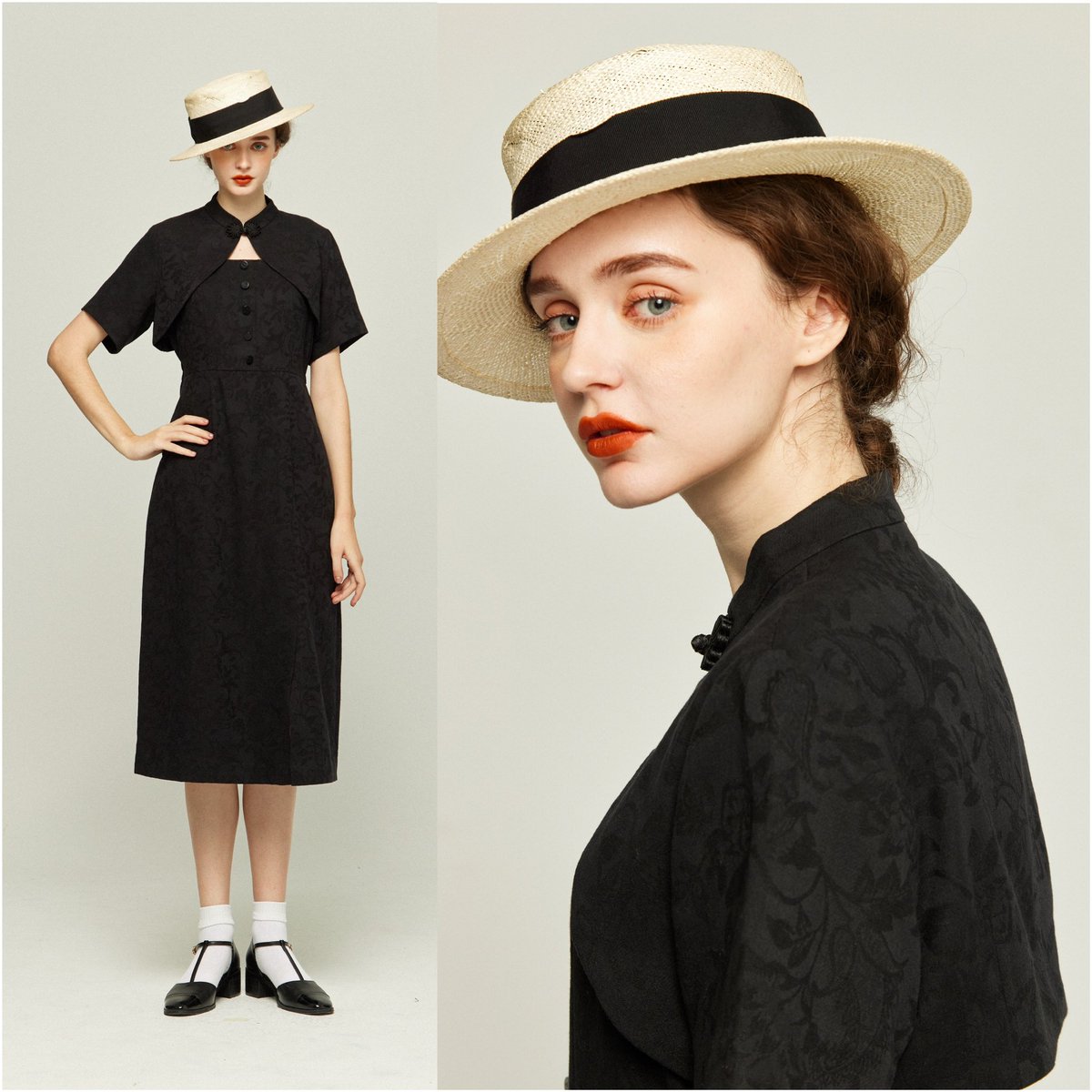 お箸はありますか？》 ▪️詳細 ・ジャケット＋ワンピースの